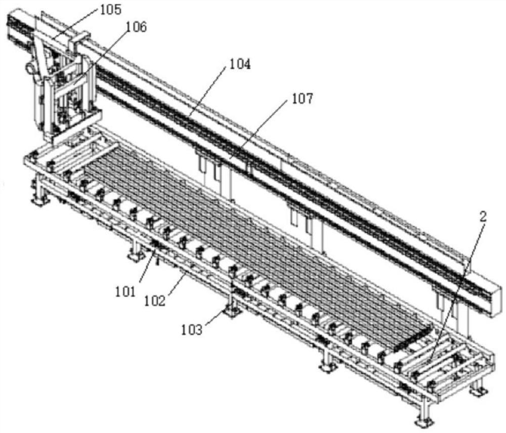 An aluminum profile automatic framing system