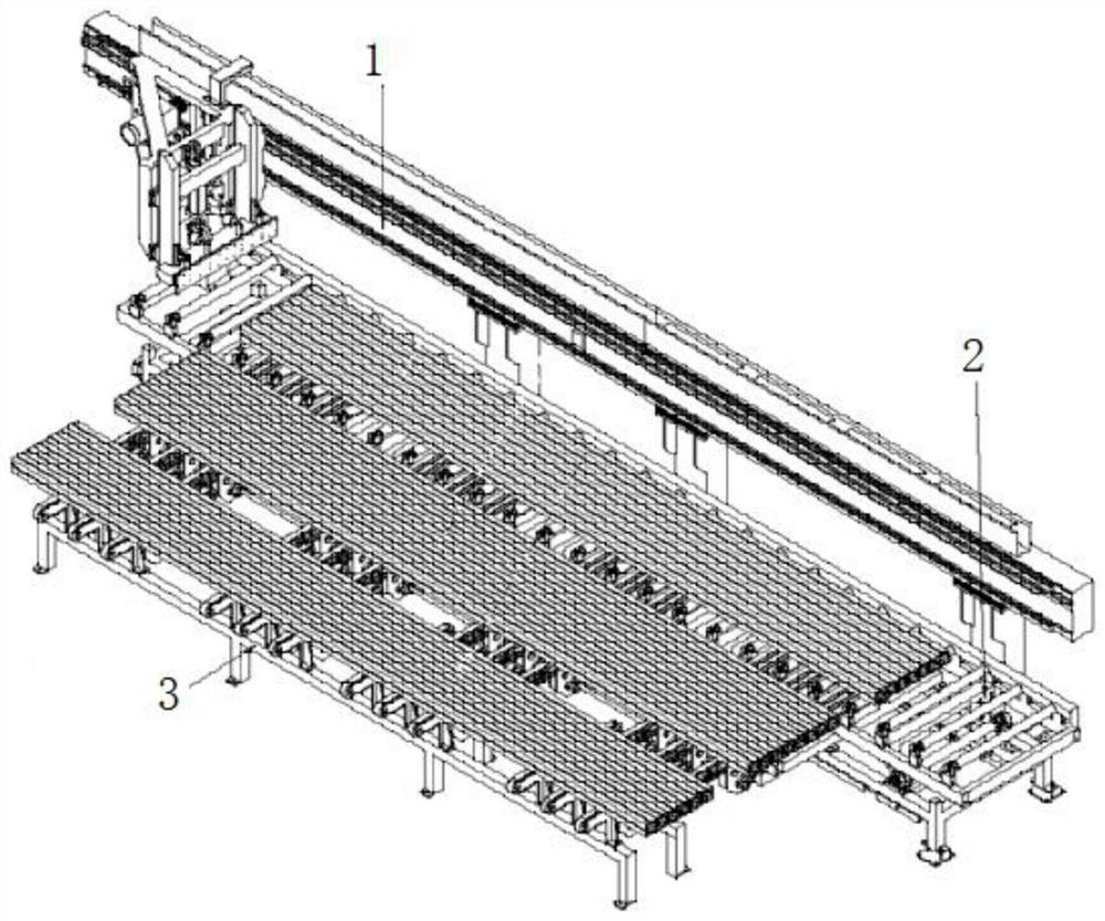 An aluminum profile automatic framing system