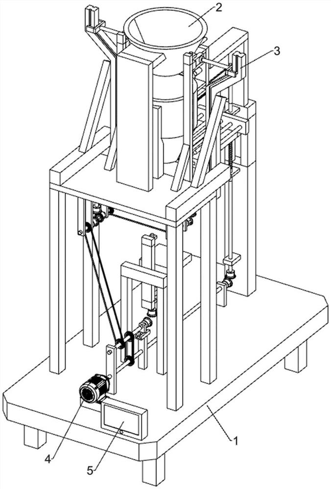 Pet food raw material processing device