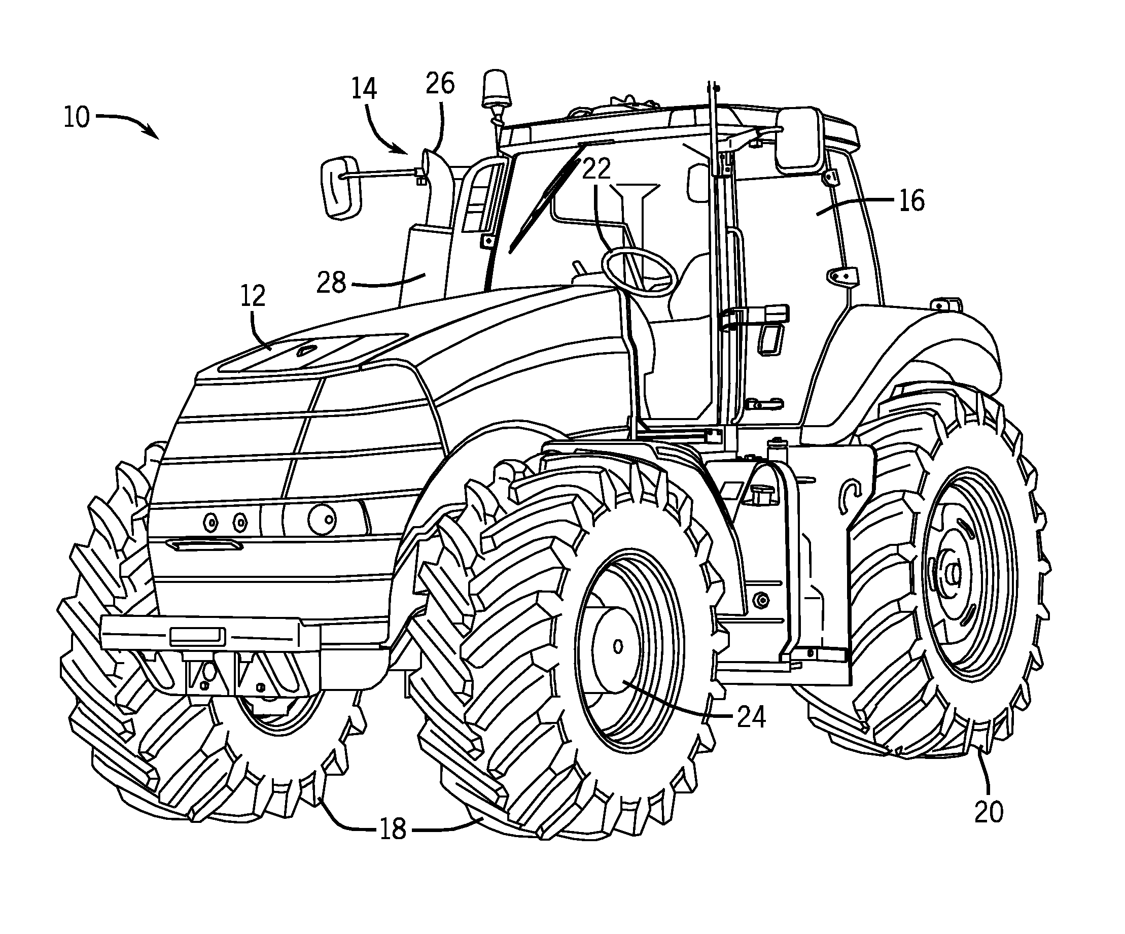 Exhaust system for an off-road vehicle