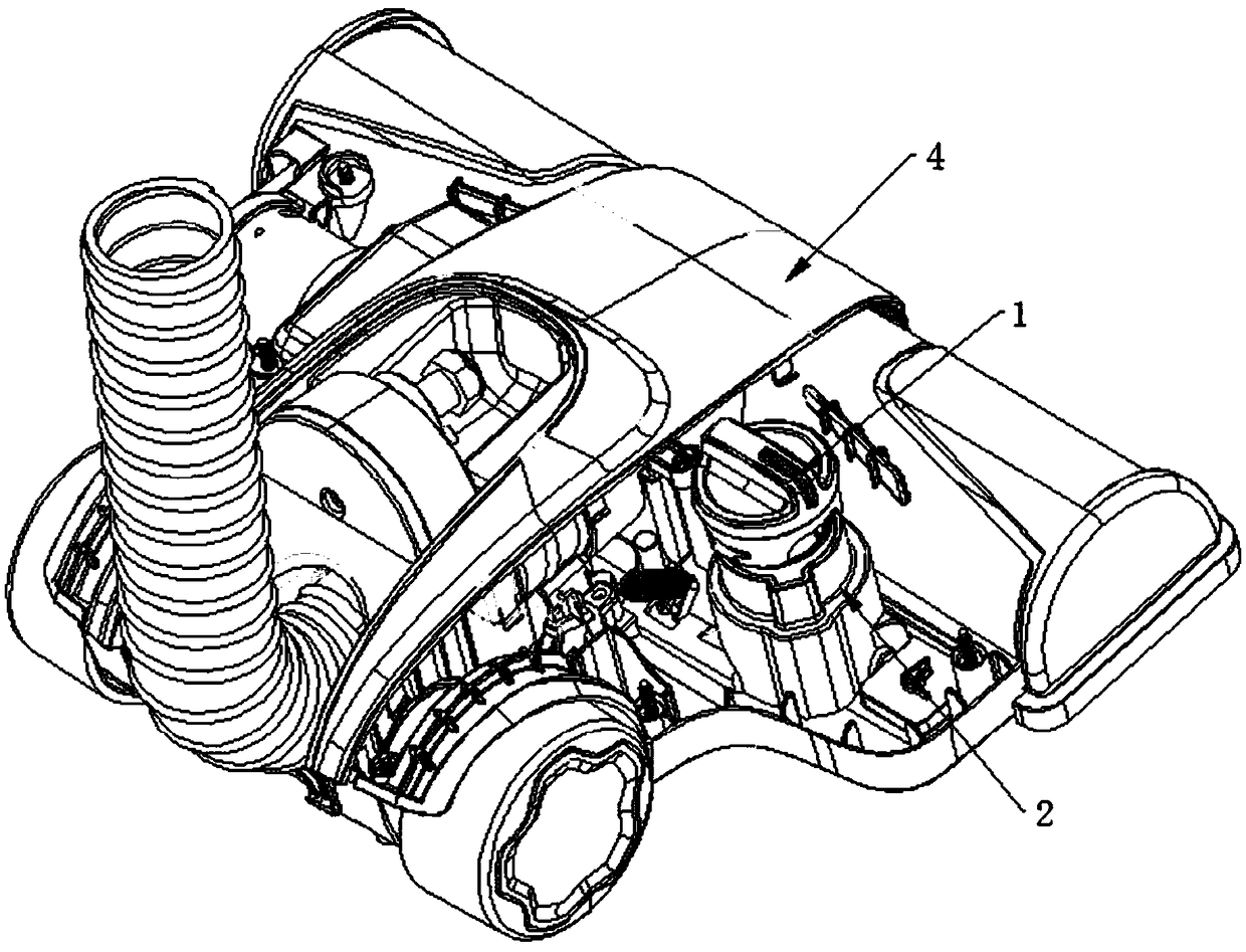 Lifting structure of axle assembly