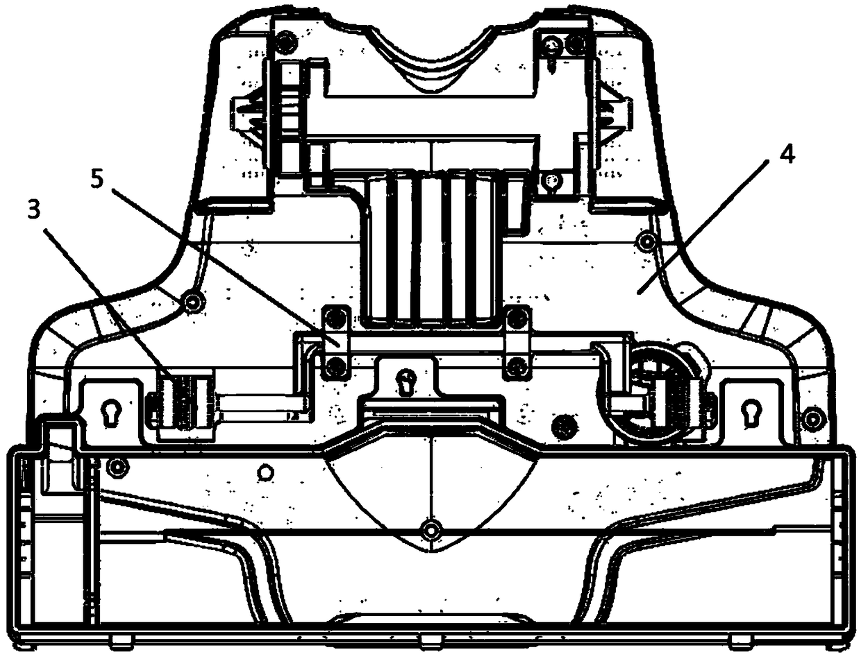 Lifting structure of axle assembly