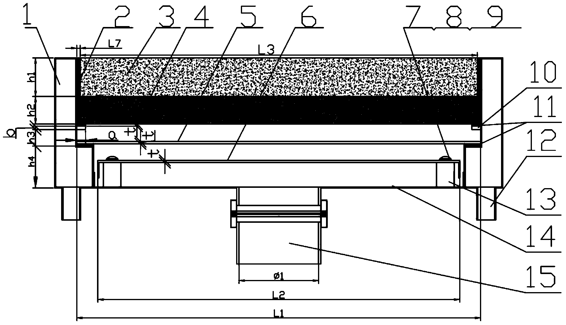 Pure pre-mixed gas fuel burner of bi-layer porous foamed ceramic plate