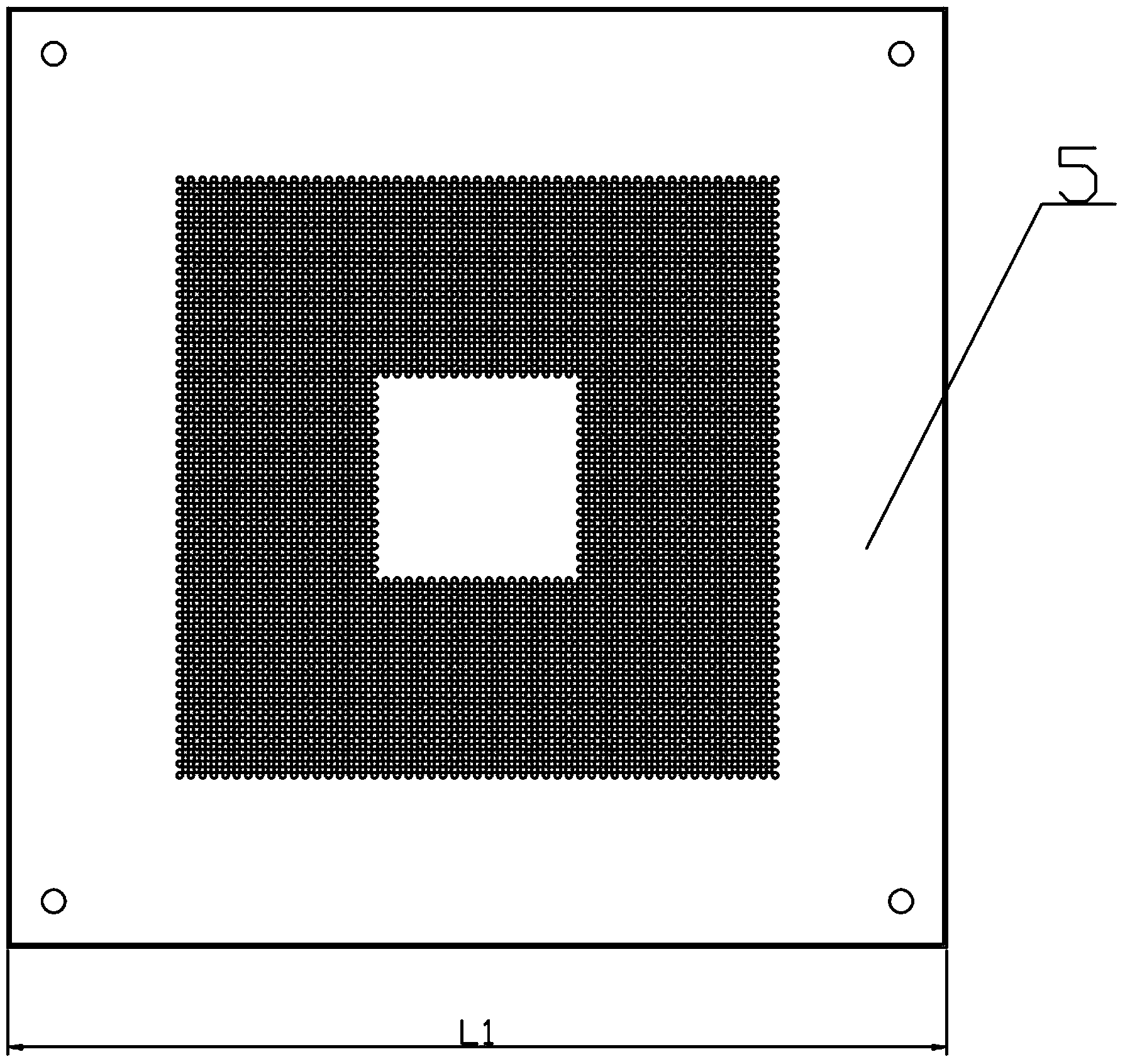 Pure pre-mixed gas fuel burner of bi-layer porous foamed ceramic plate