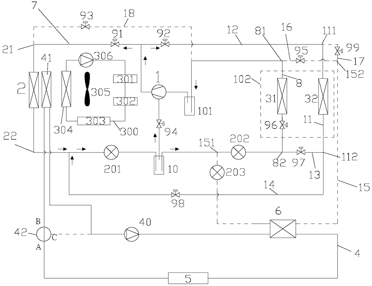 Heat pump air-conditioning system, control method thereof and vehicle