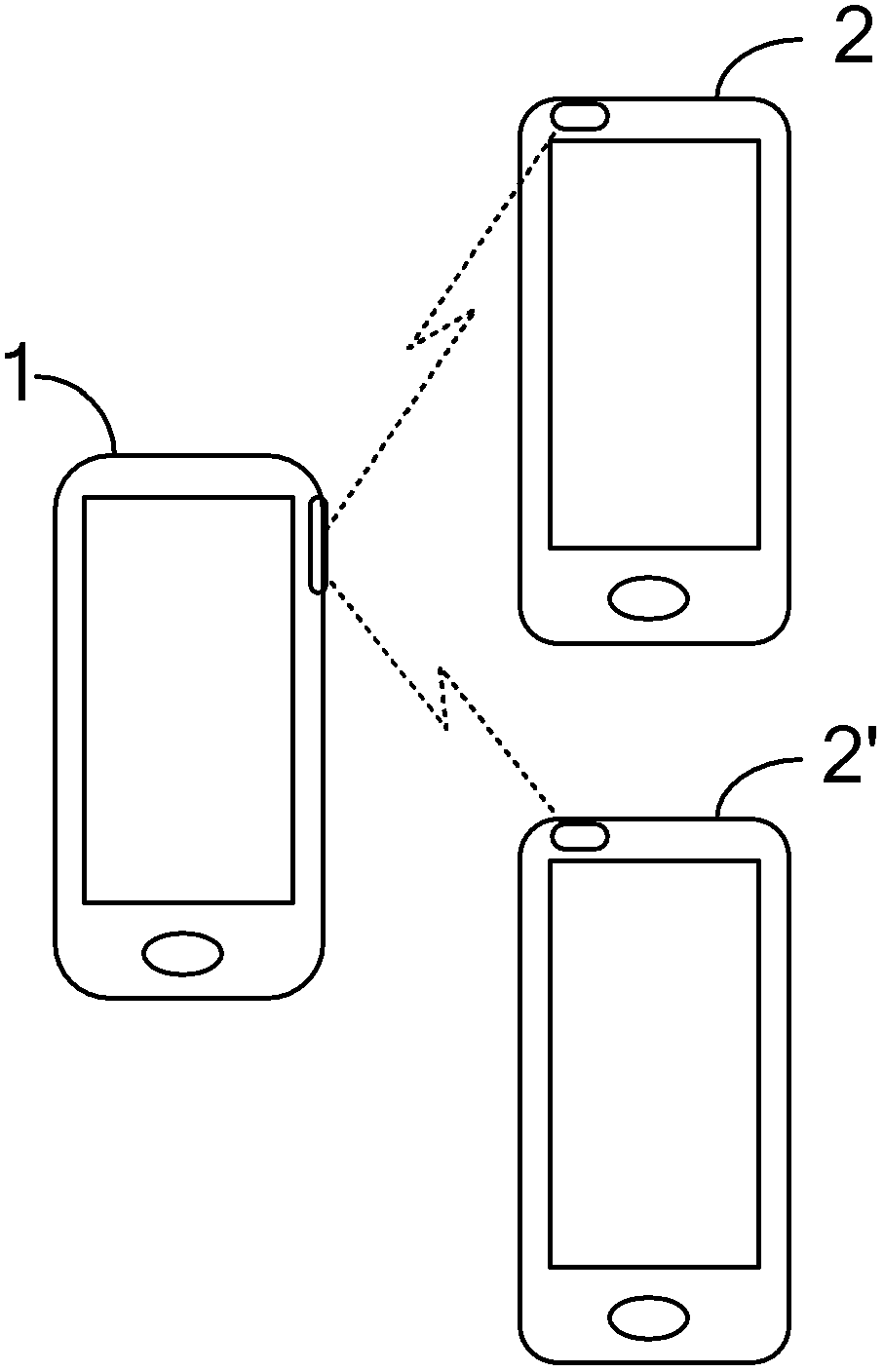 Visible light communication system and method for portable device