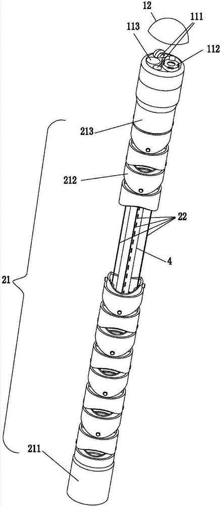 Disposable medical endoscope