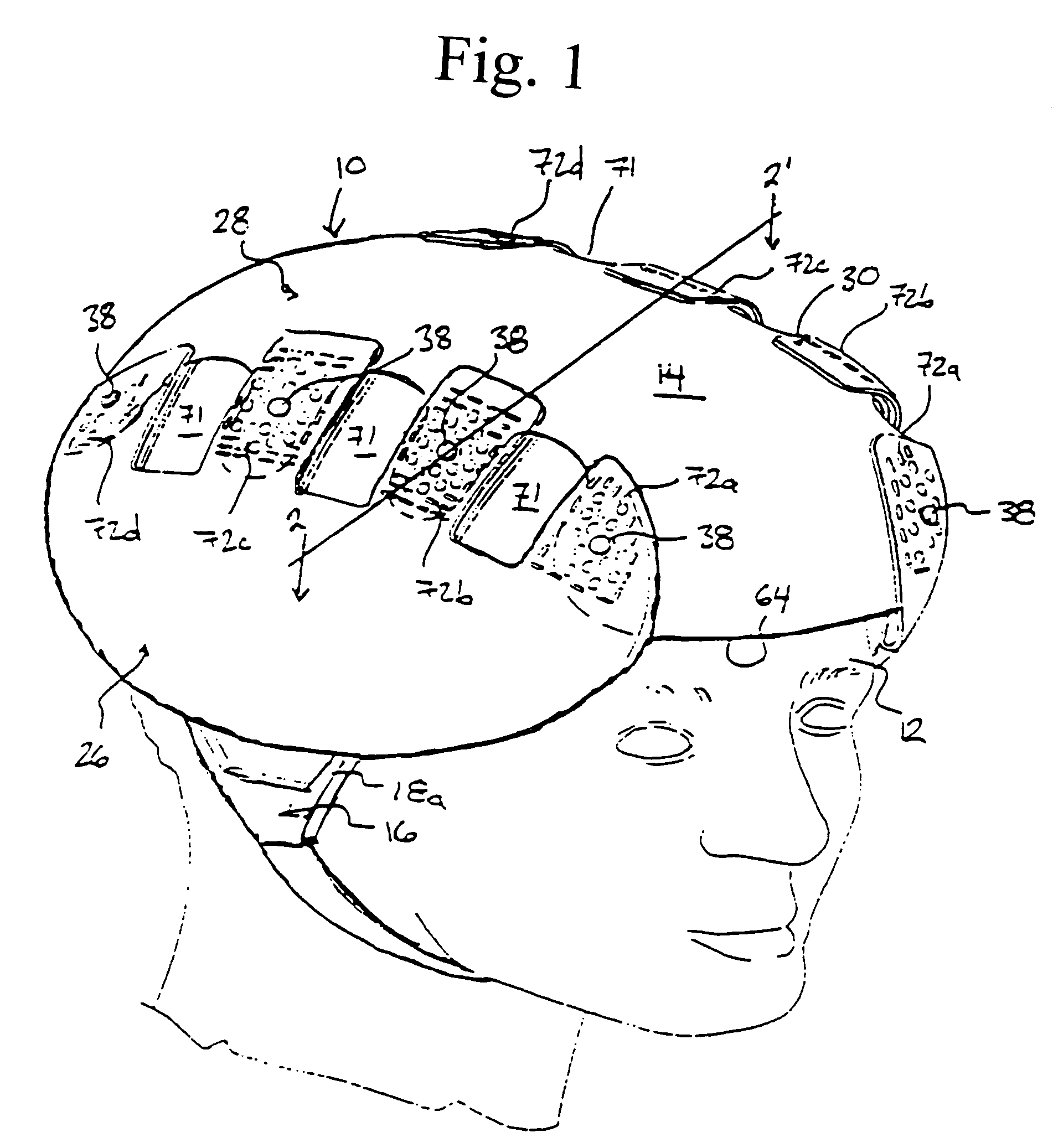 Protective head covering having impact absorbing crumple zone