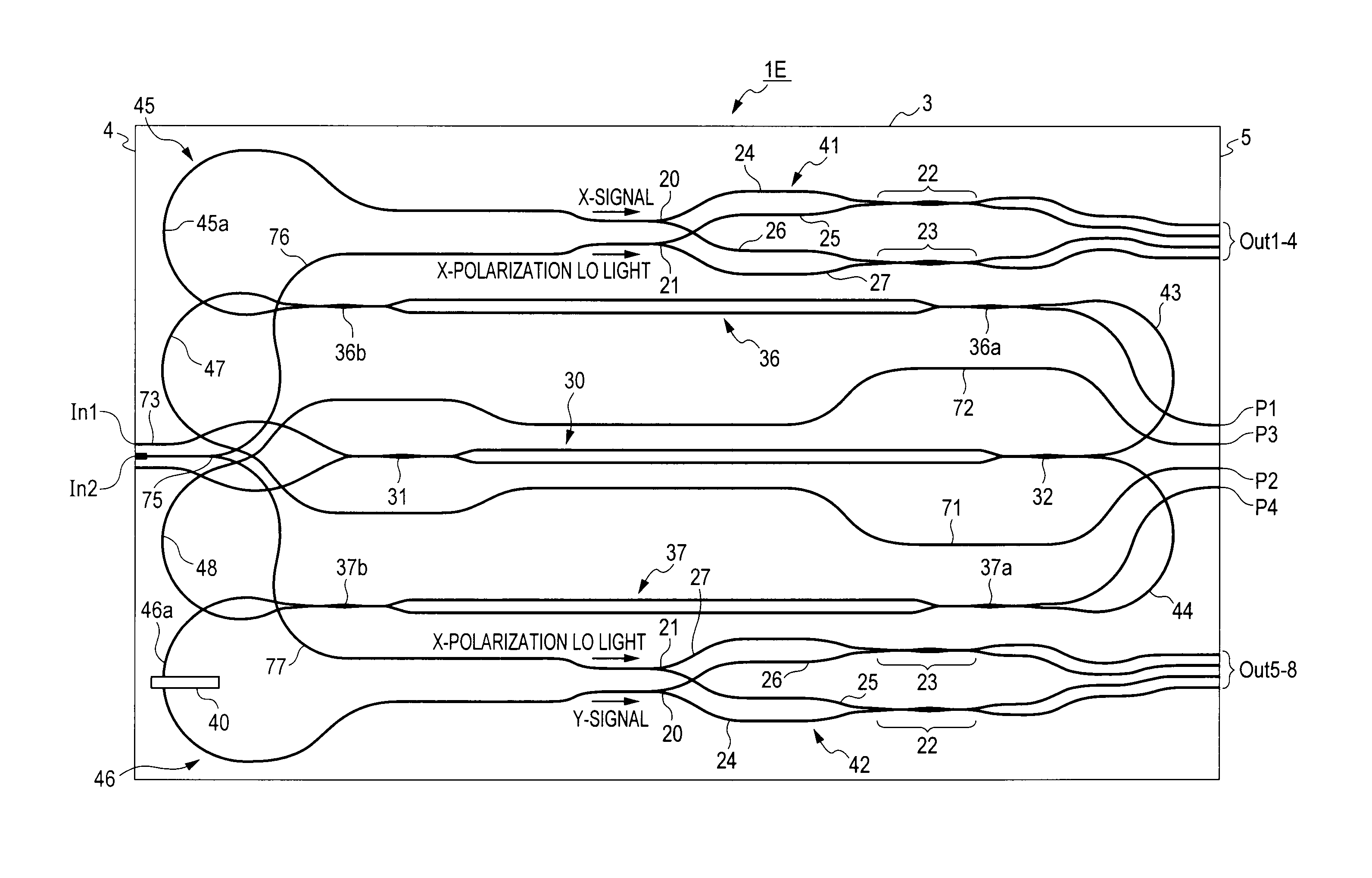 PLC-type demodulator and optical transmission system