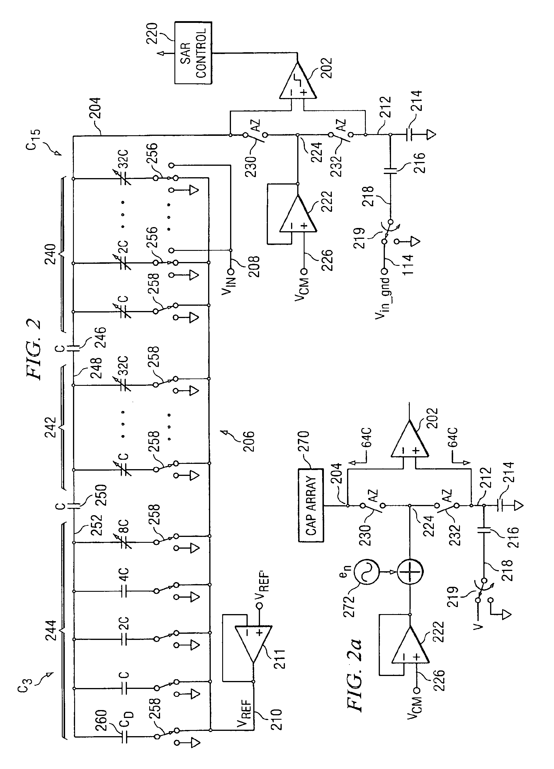 Capacitor calibration in SAR converter