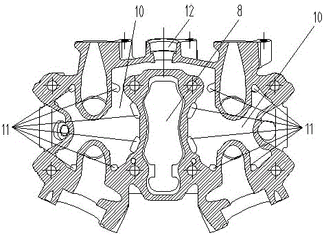 Cylinder head assembly of motorcycle engine