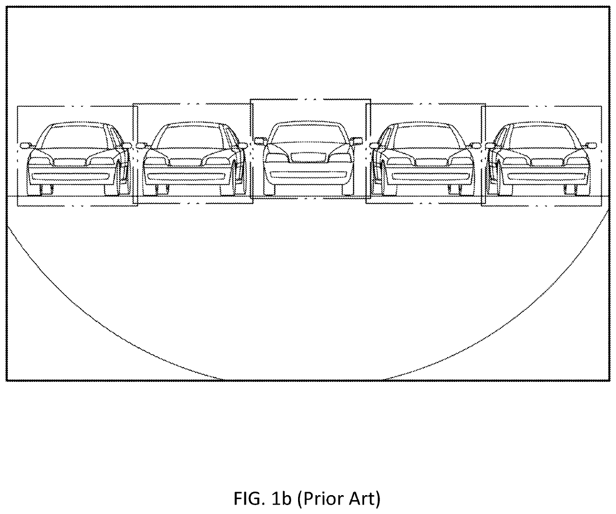 Vehicle lane marking and other object detection using side fisheye cameras and three-fold de-warping