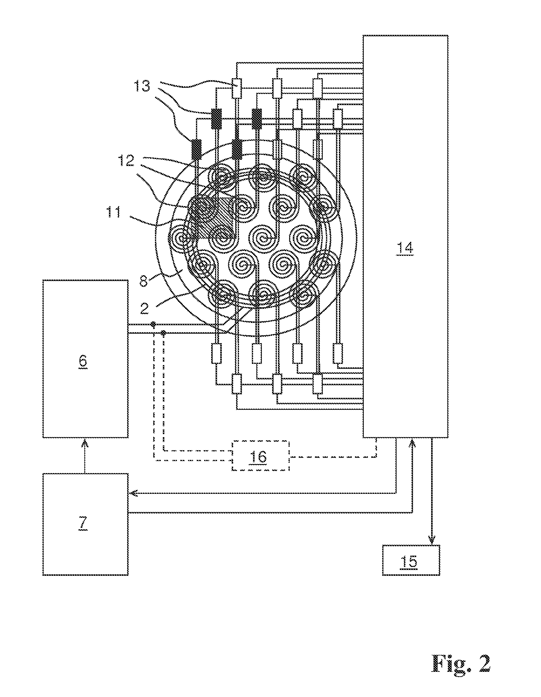 Device for inductive transmission of electrical energy