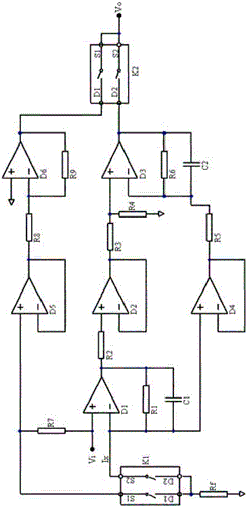 Voltage or current measurement device and voltage or current measurement method for random waveform and random point