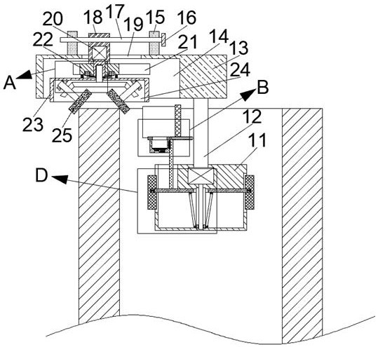 Portable metal pipeline opening chamfering device