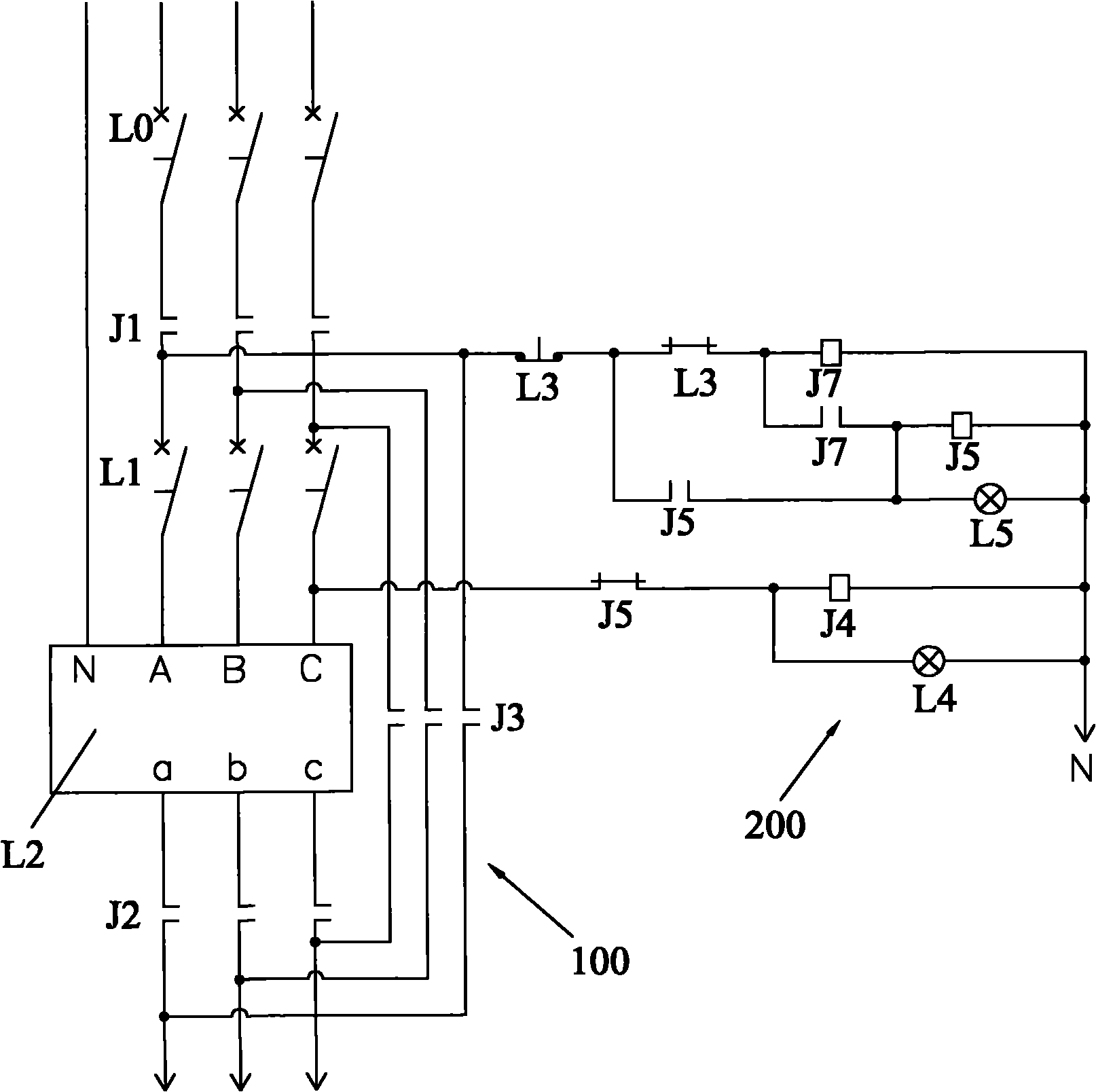 Time delay switching circuit