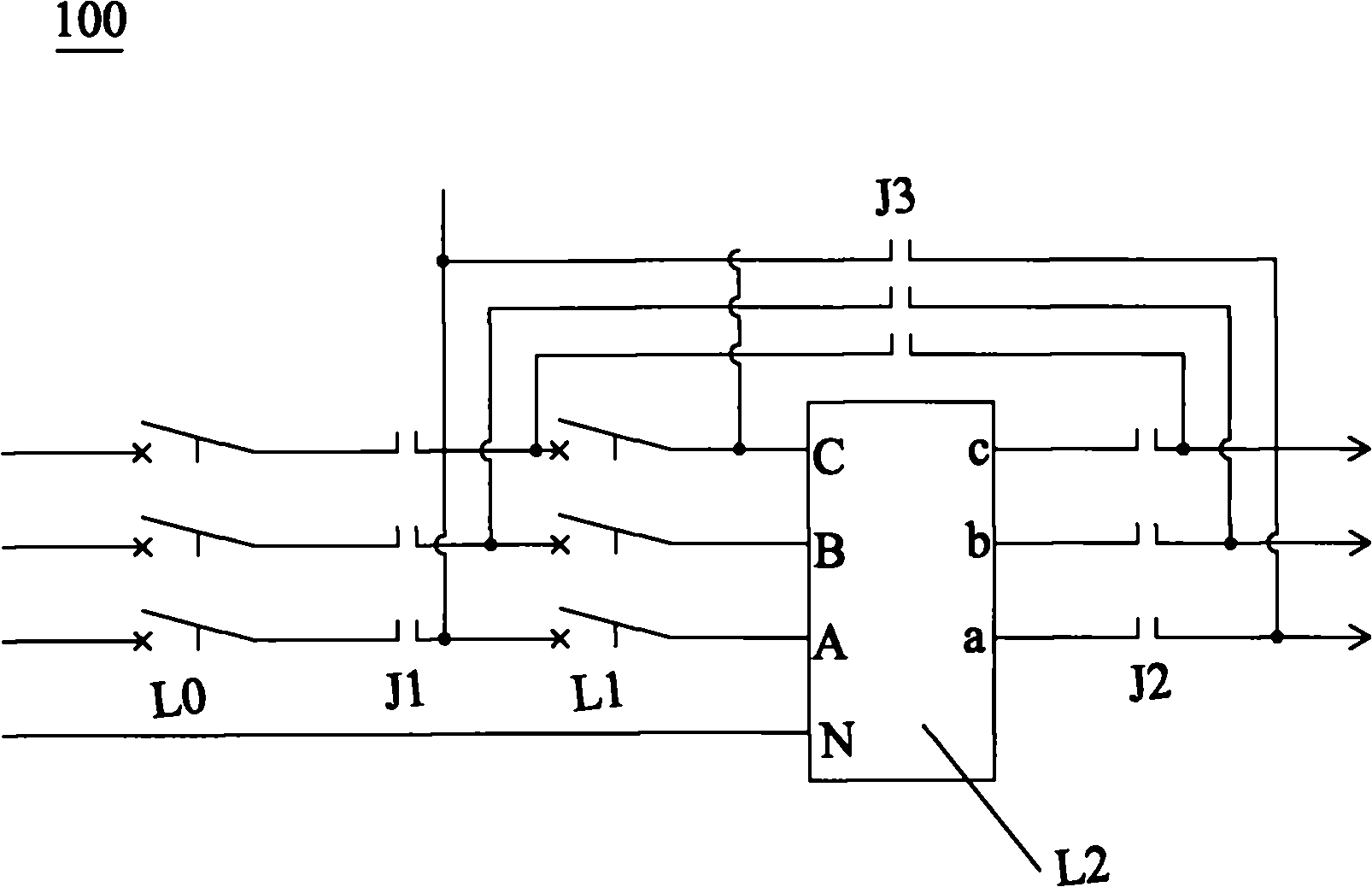 Time delay switching circuit