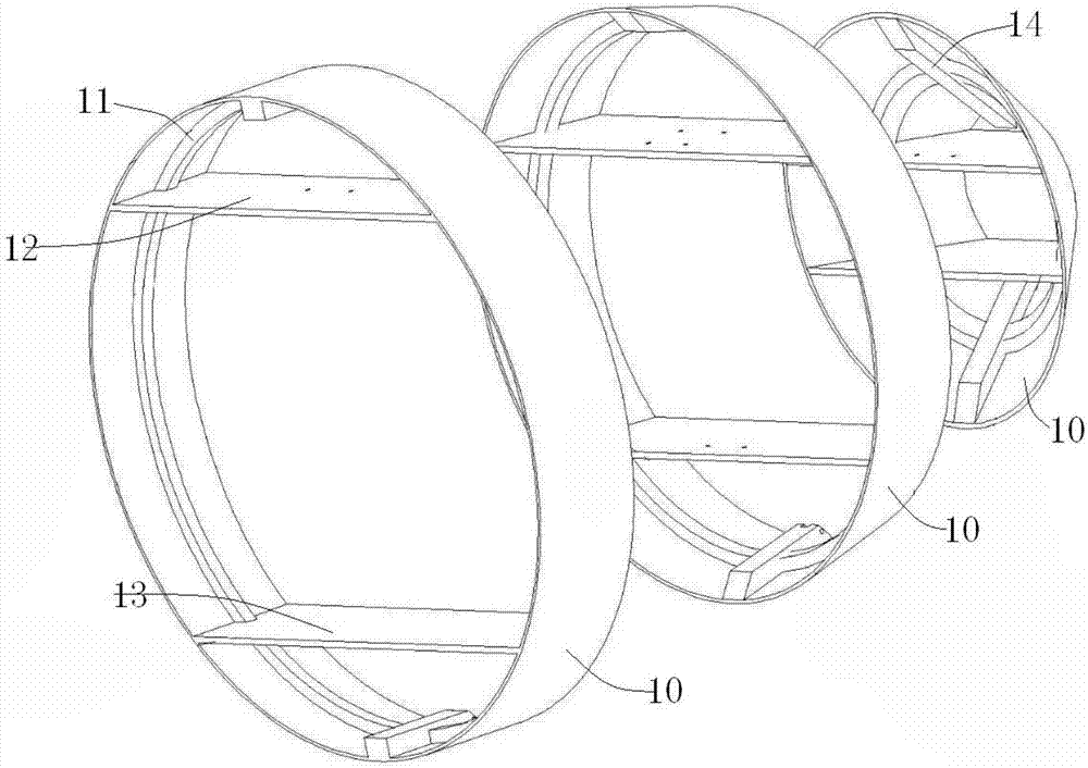 Aircraft deformation head cone device imitating bee abdomen