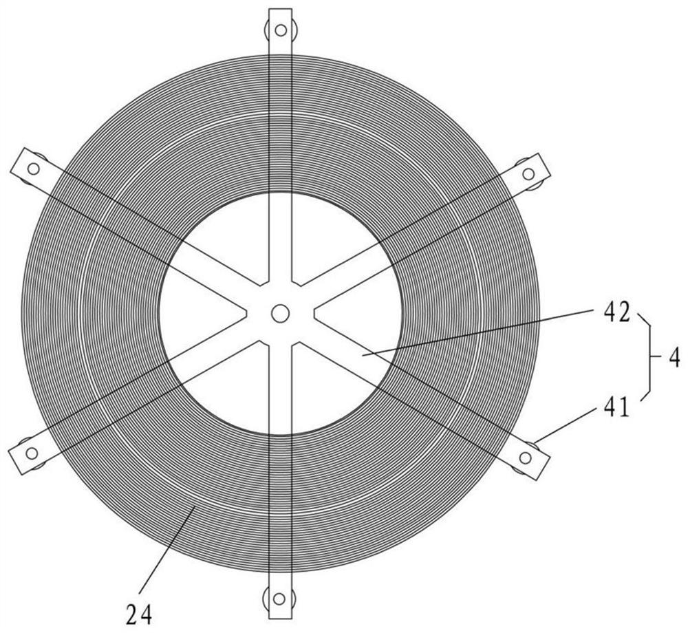 Two-phase immersed heat dissipation device of fiber laser