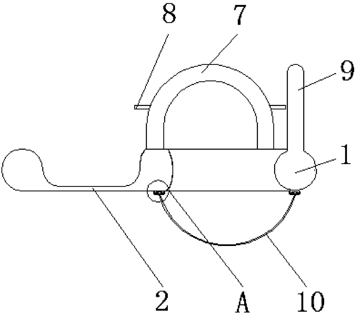 Anti-falling child swimming ring