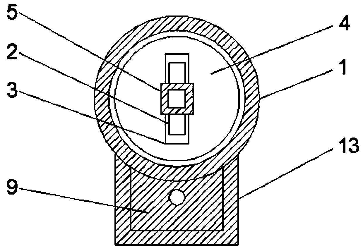 Shock absorber with displaced and inversed straight structure