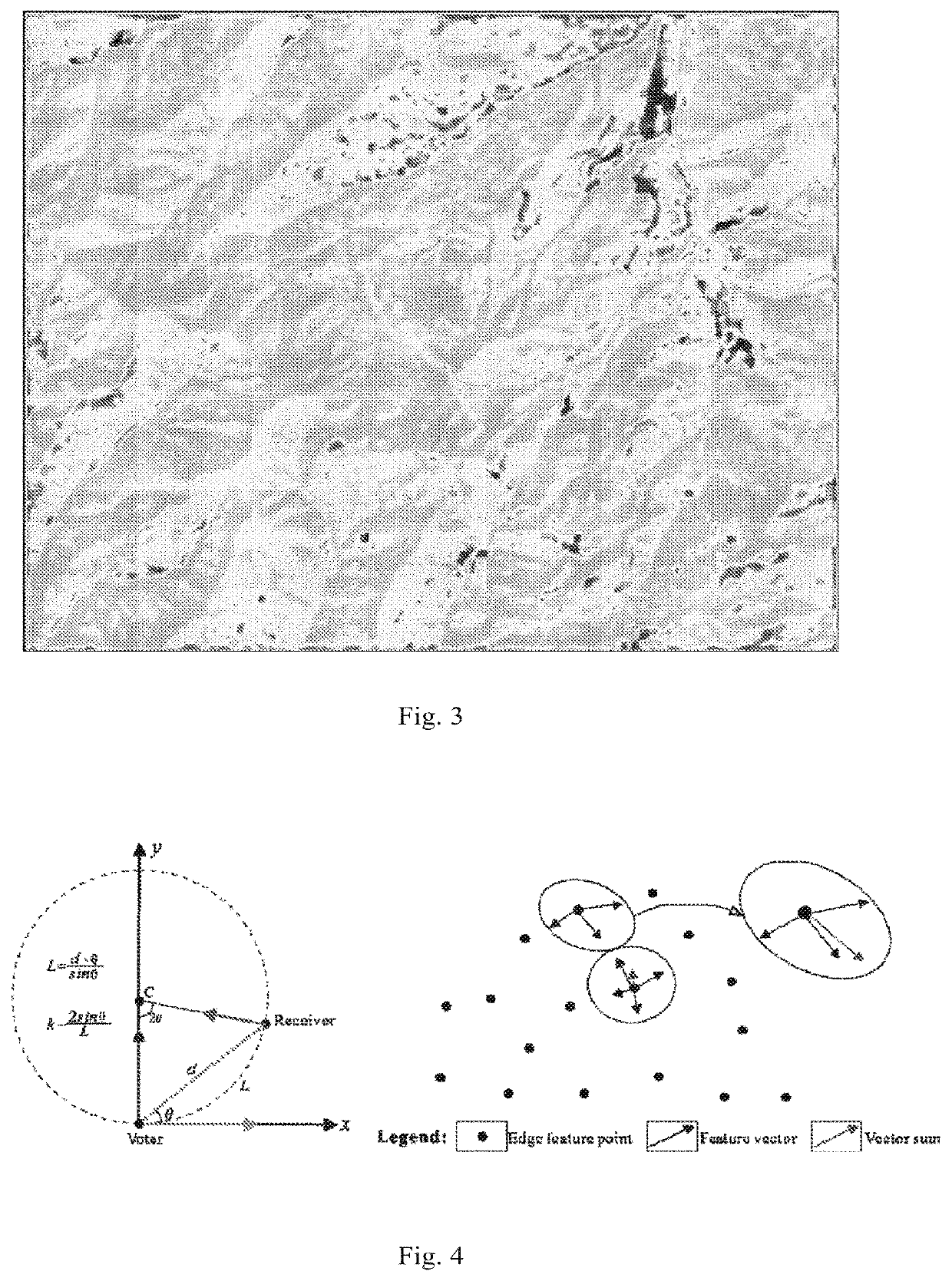 Geological linear body extraction method based on tensor voting coupled with hough transformation