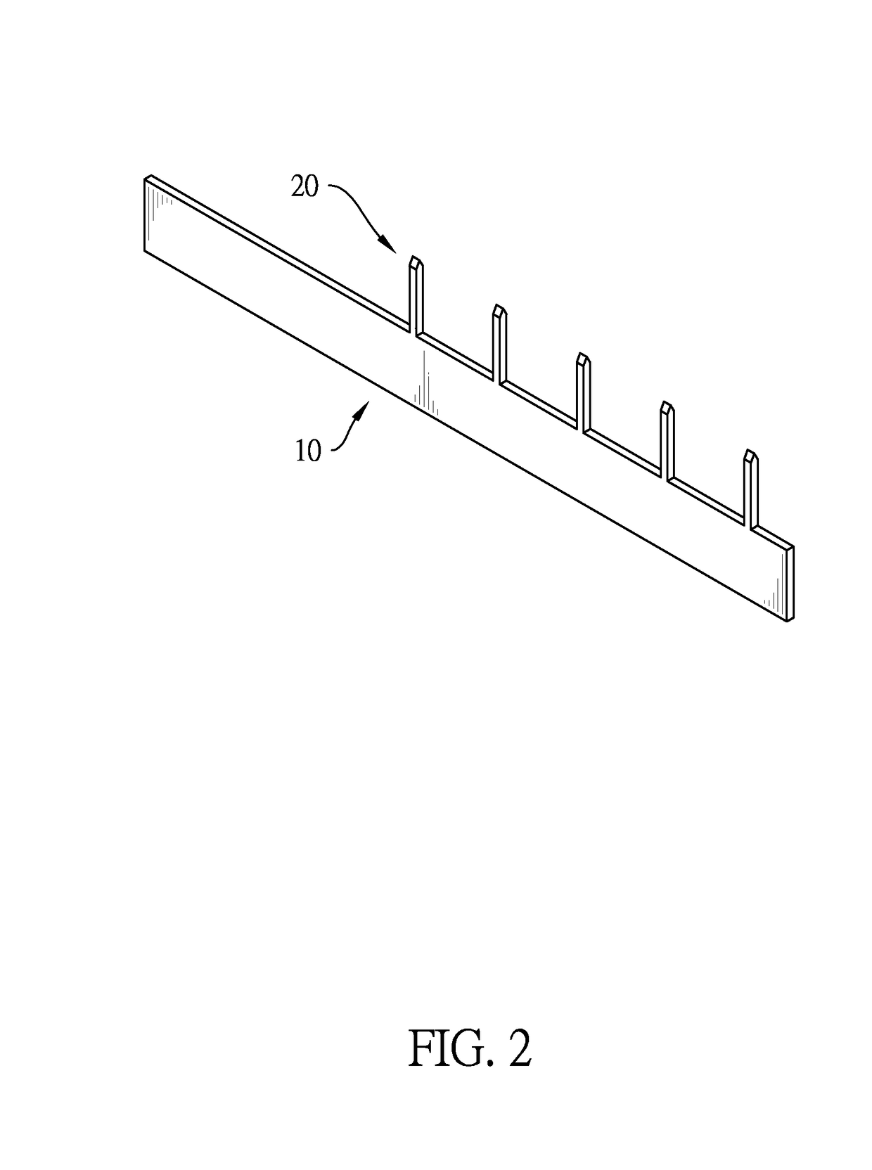 Press needles with an alignment structure