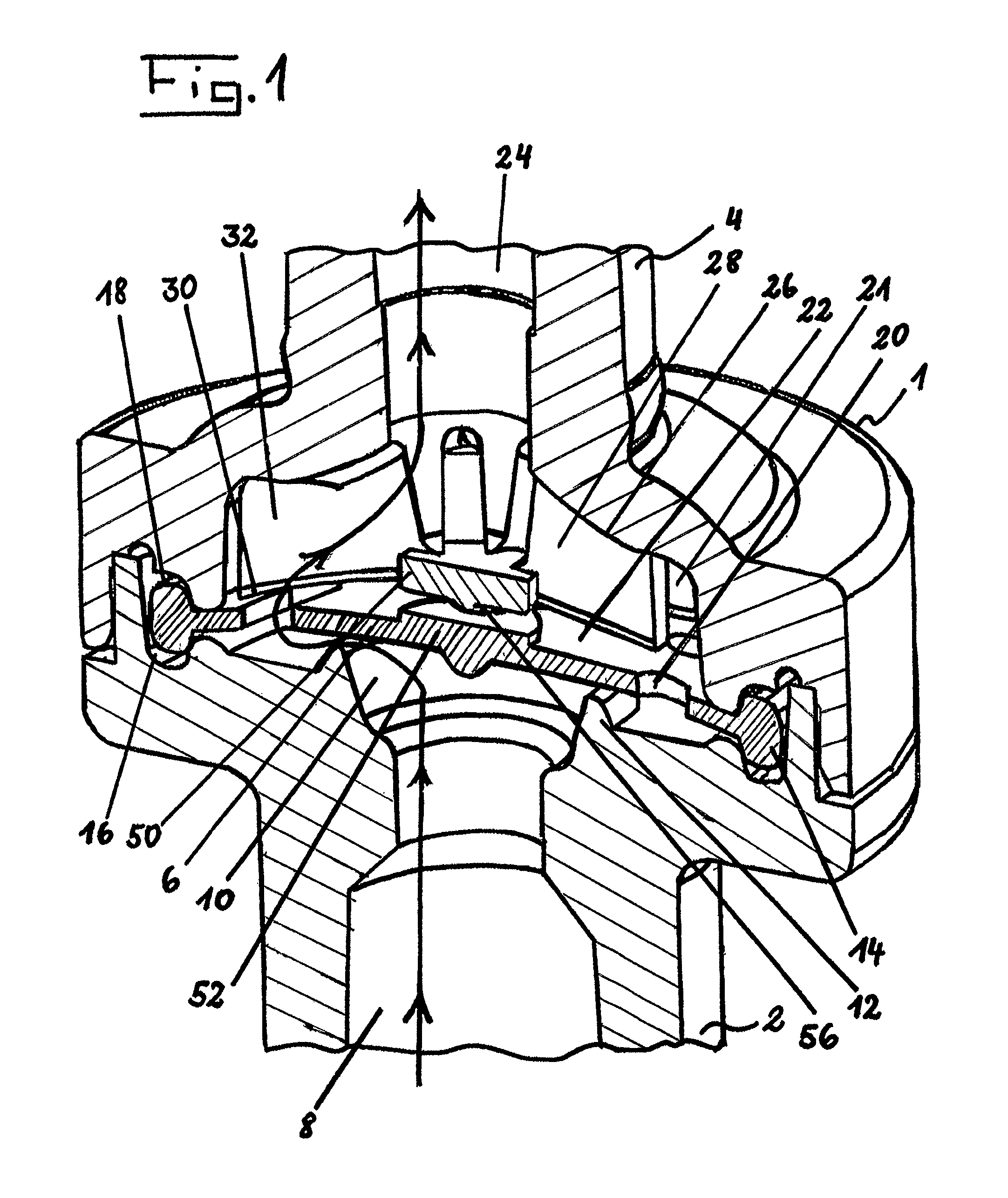 Non-return valve, in particular for medical uses