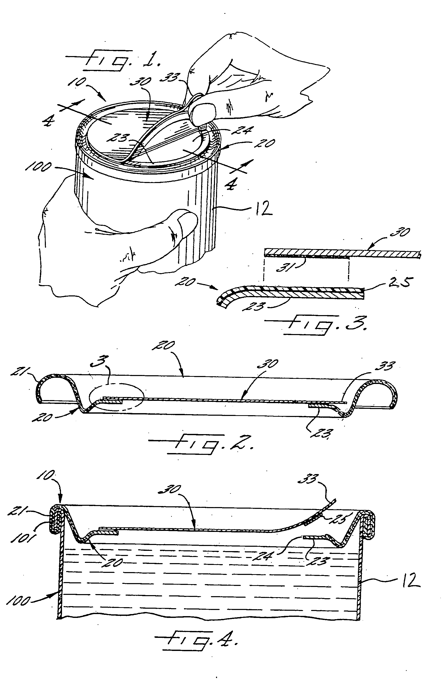 Easy-open container and closure assembly therefor