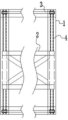 Anti-falling device and method for wagon turnover device