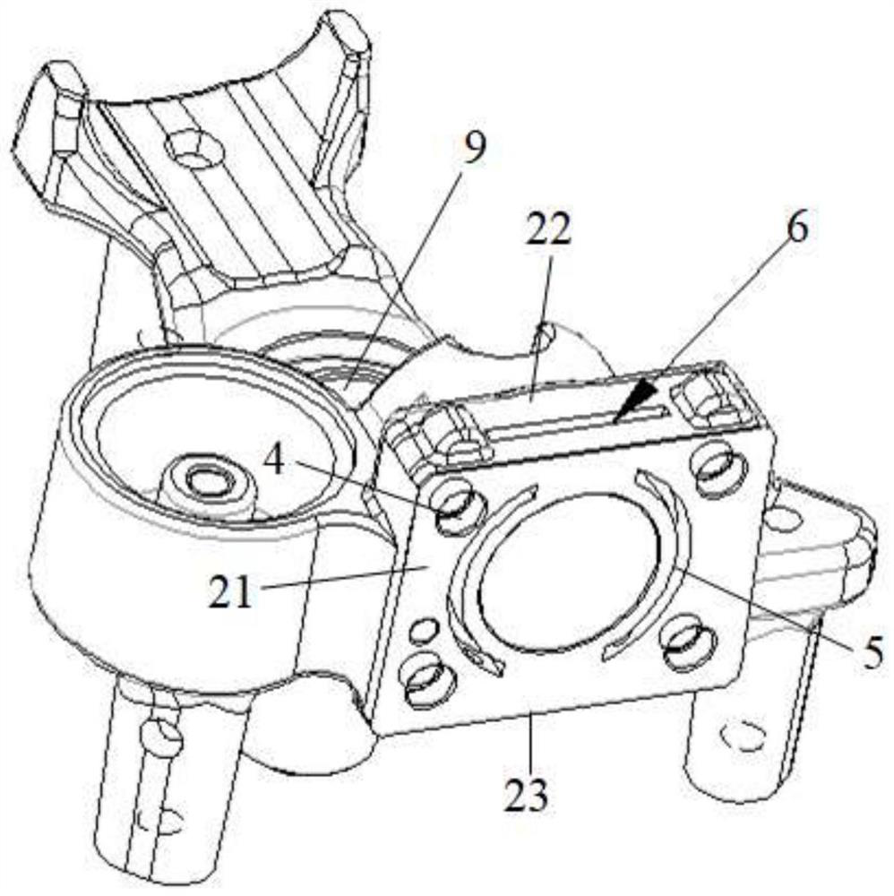 Compressor cylinder block machining method