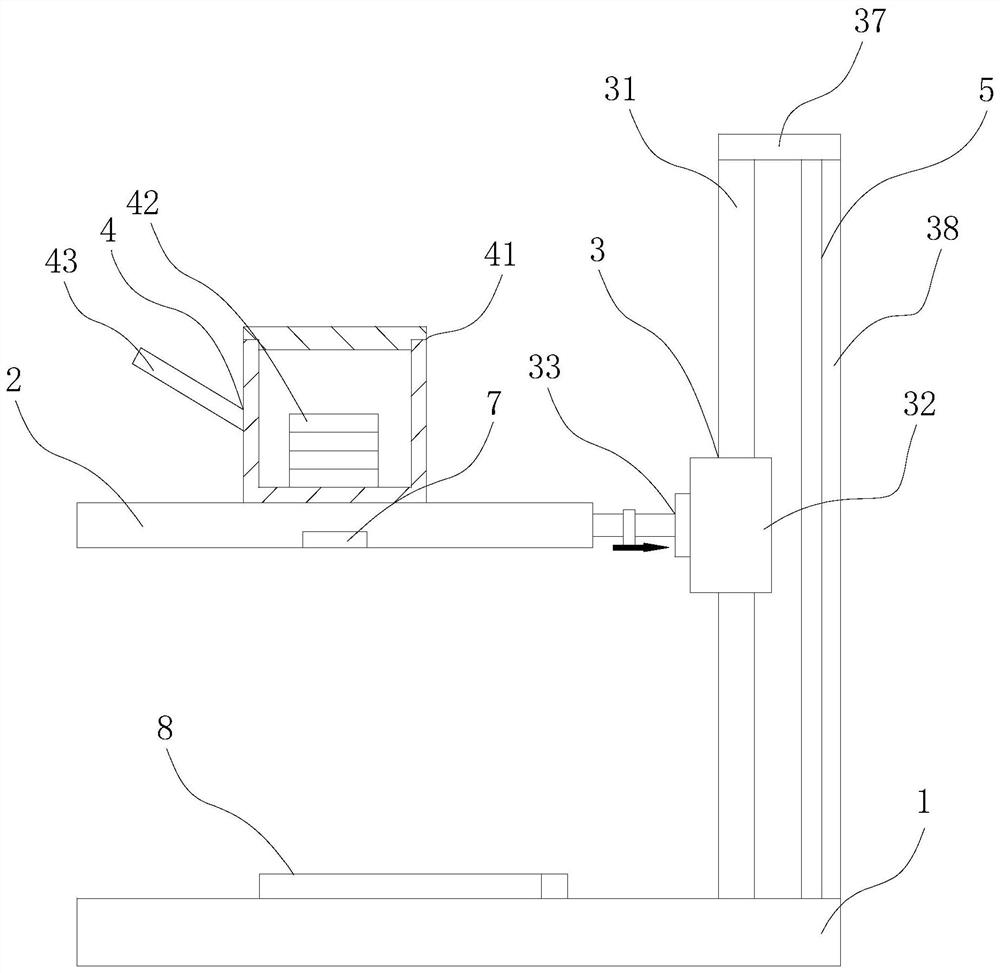 Device for measuring height of soft drawer single package