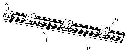 Slide rail type socket convenient to connect