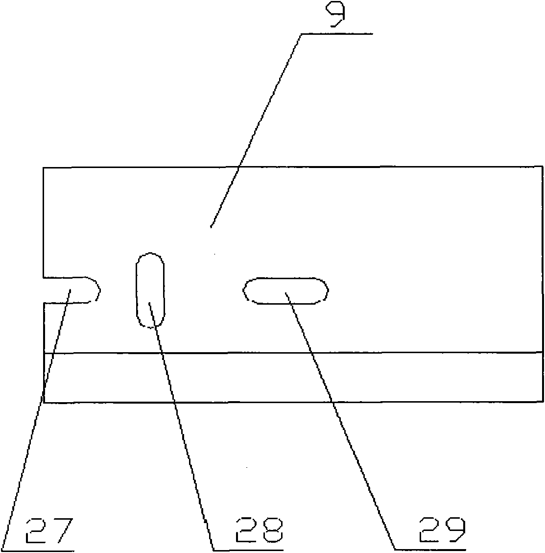 Location loading material testing machine