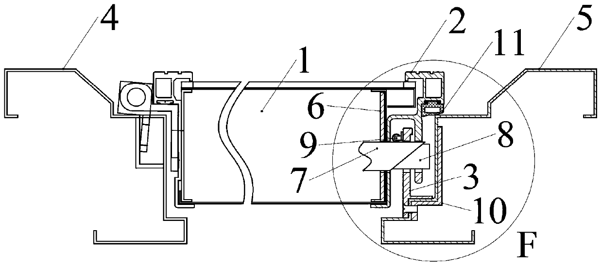 Prying-resistant anti-bursting type security door with adjustable guiding device