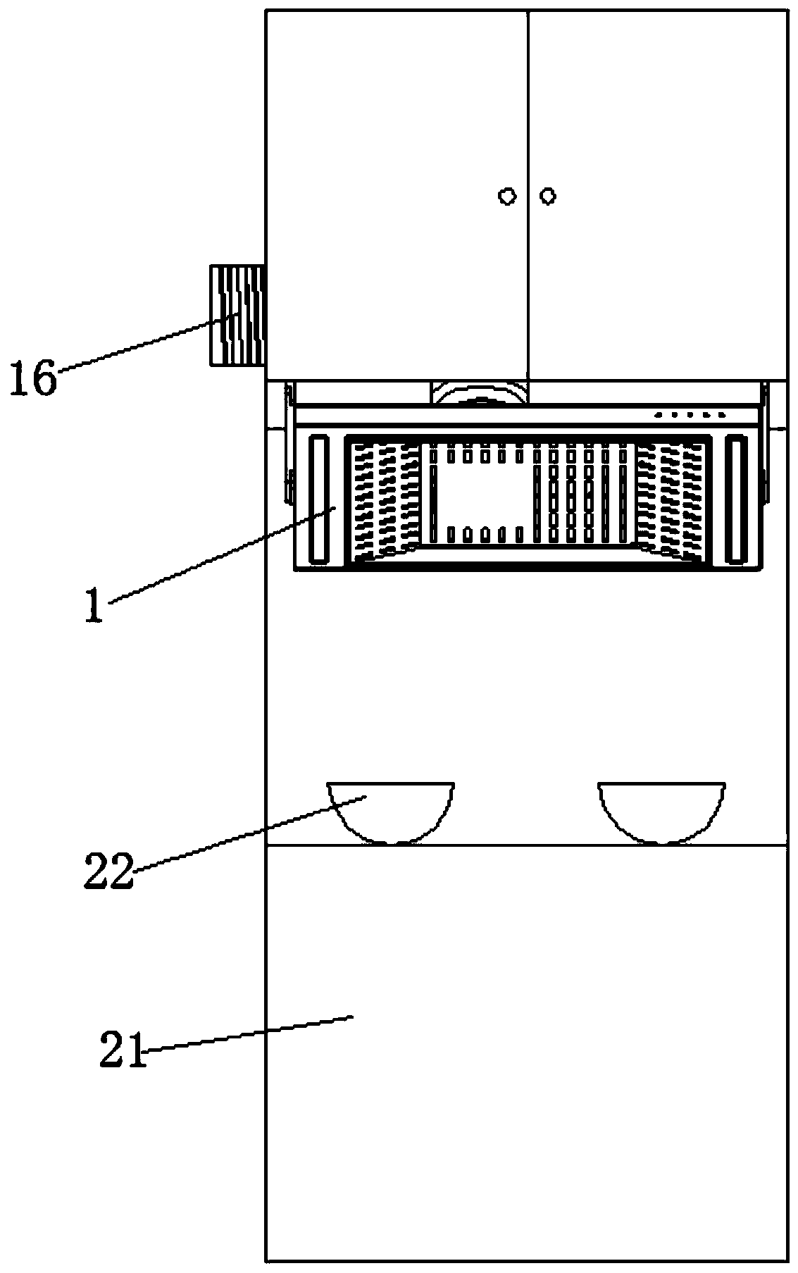 Range hood and device with range hood