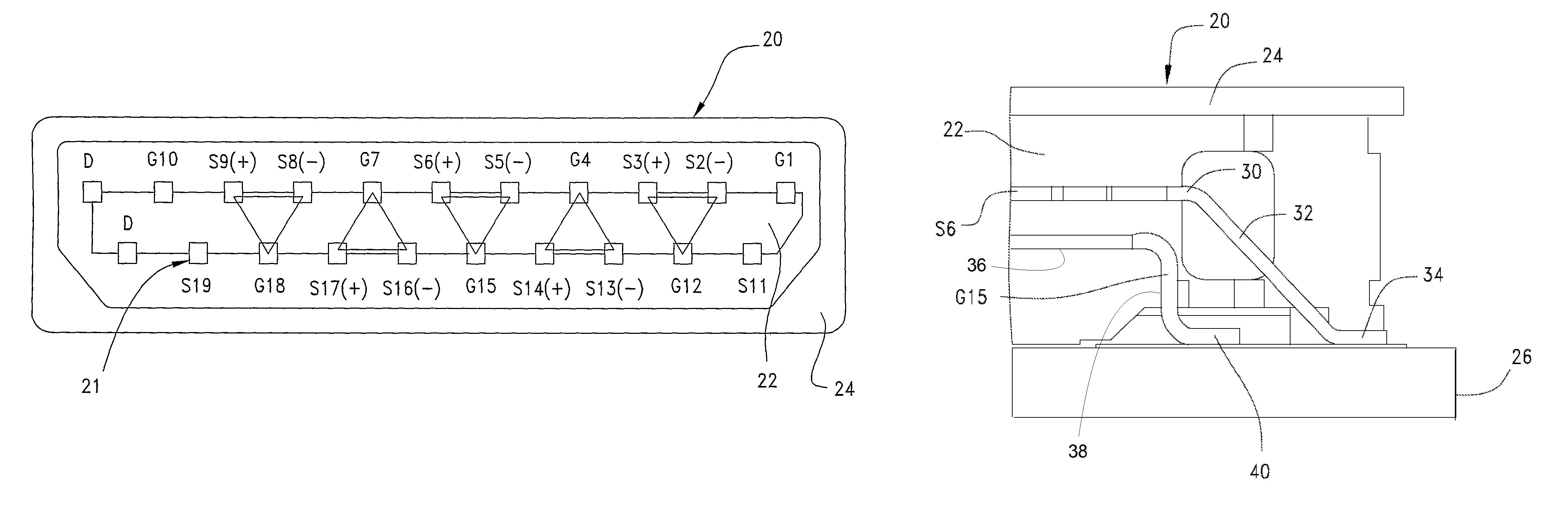 Impedance controlled electrical connector