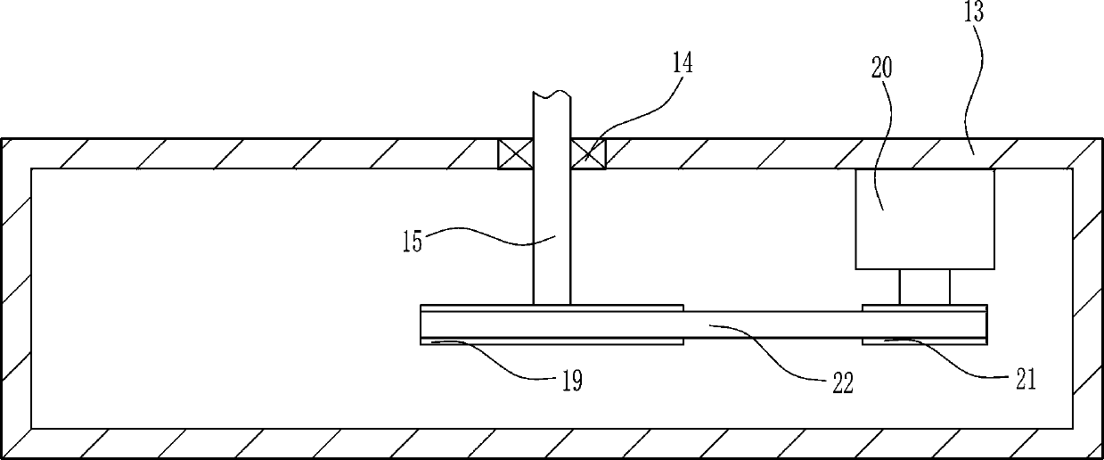 A plastic film sticking equipment for bridge piers