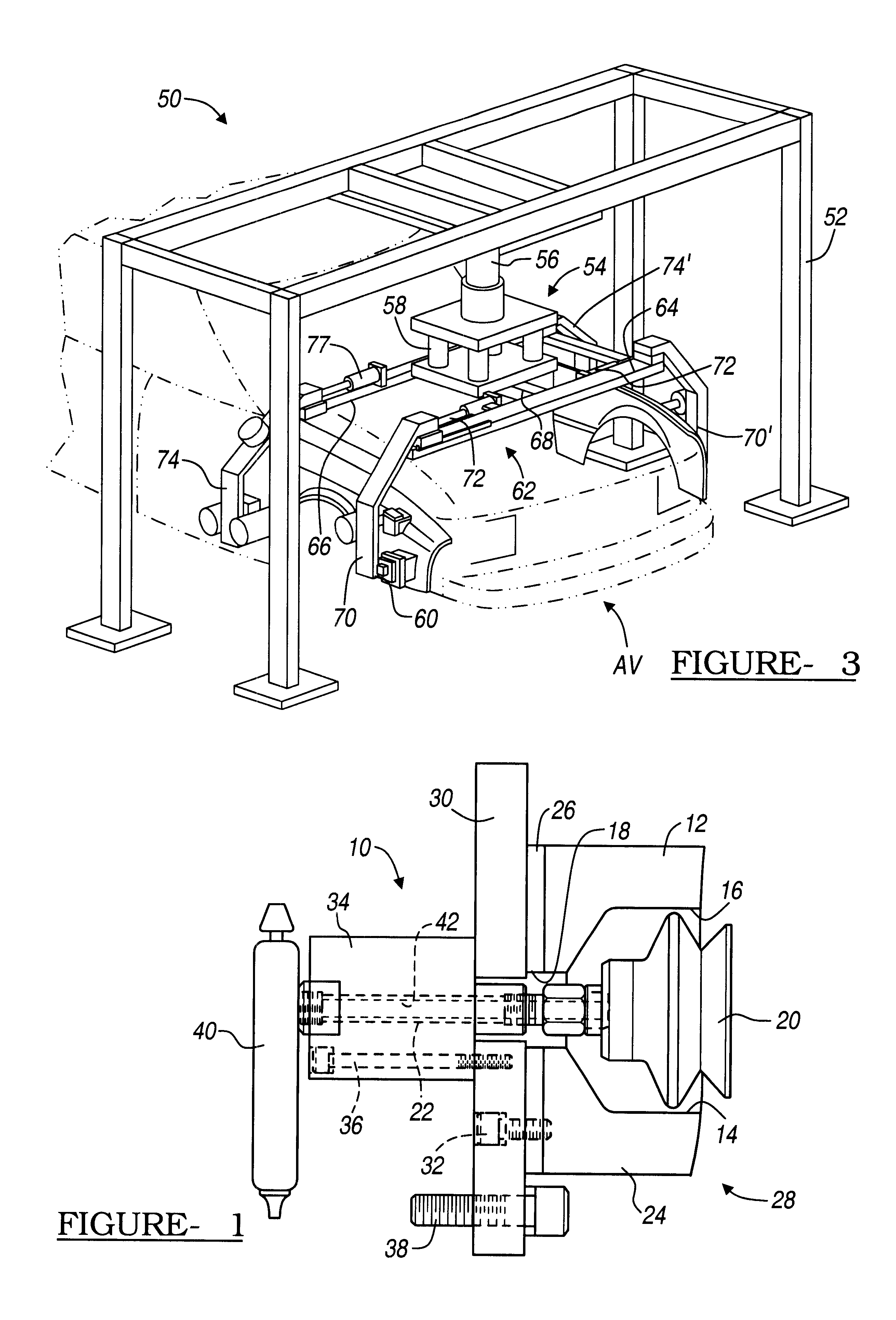 Tool for aligning vehicle fender on vehicle during assembly