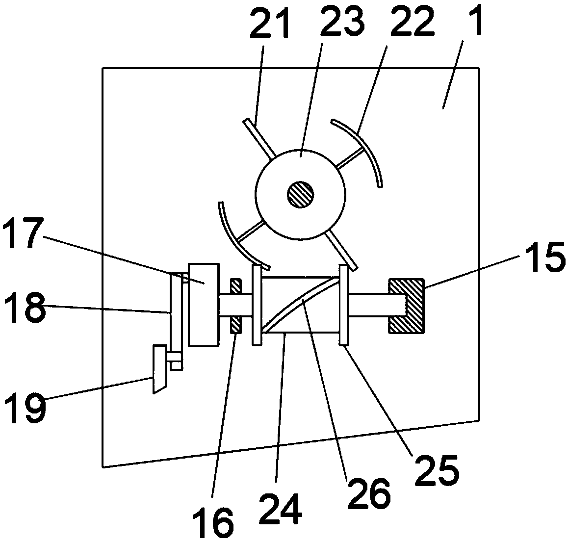 Brick sticking device and use method thereof