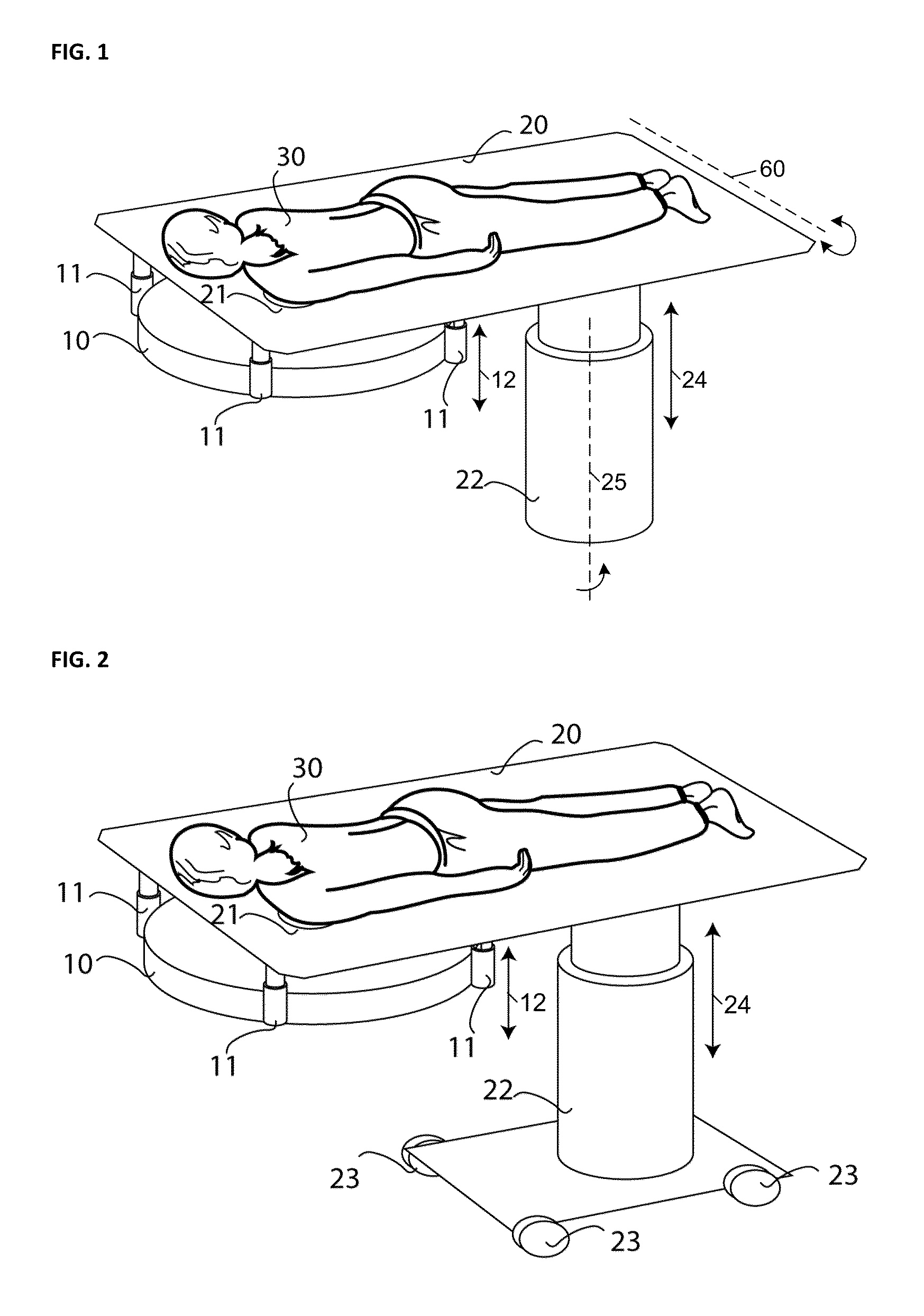 X-ray machine for breast examination having a gantry incorporated in a patient table