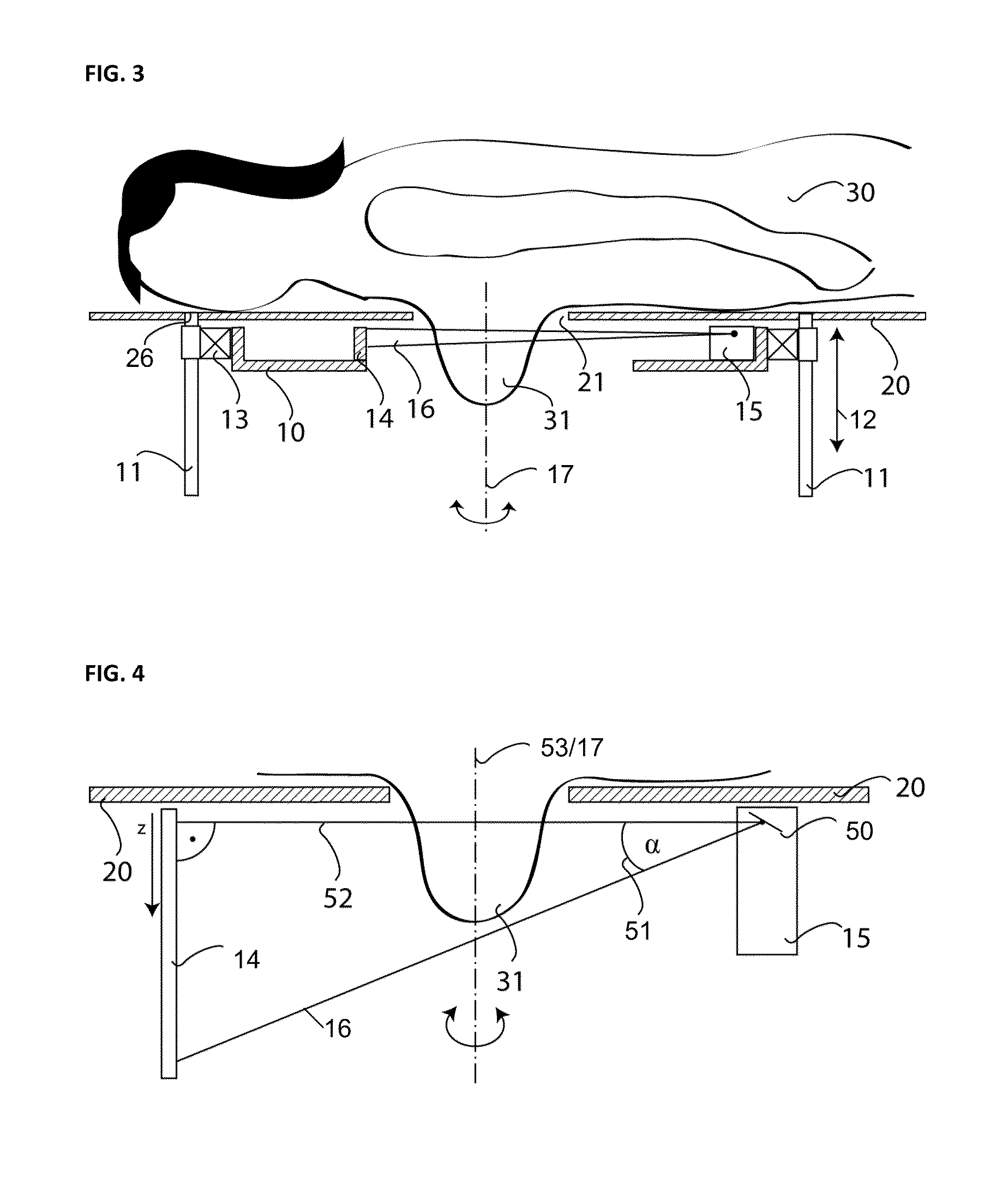 X-ray machine for breast examination having a gantry incorporated in a patient table