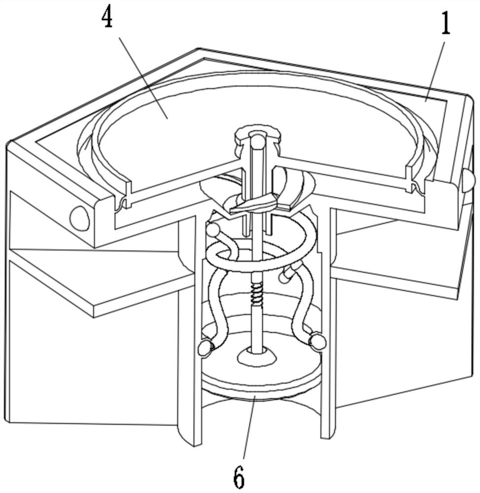 Intelligent sand table teaching aid for human resource management and use method thereof