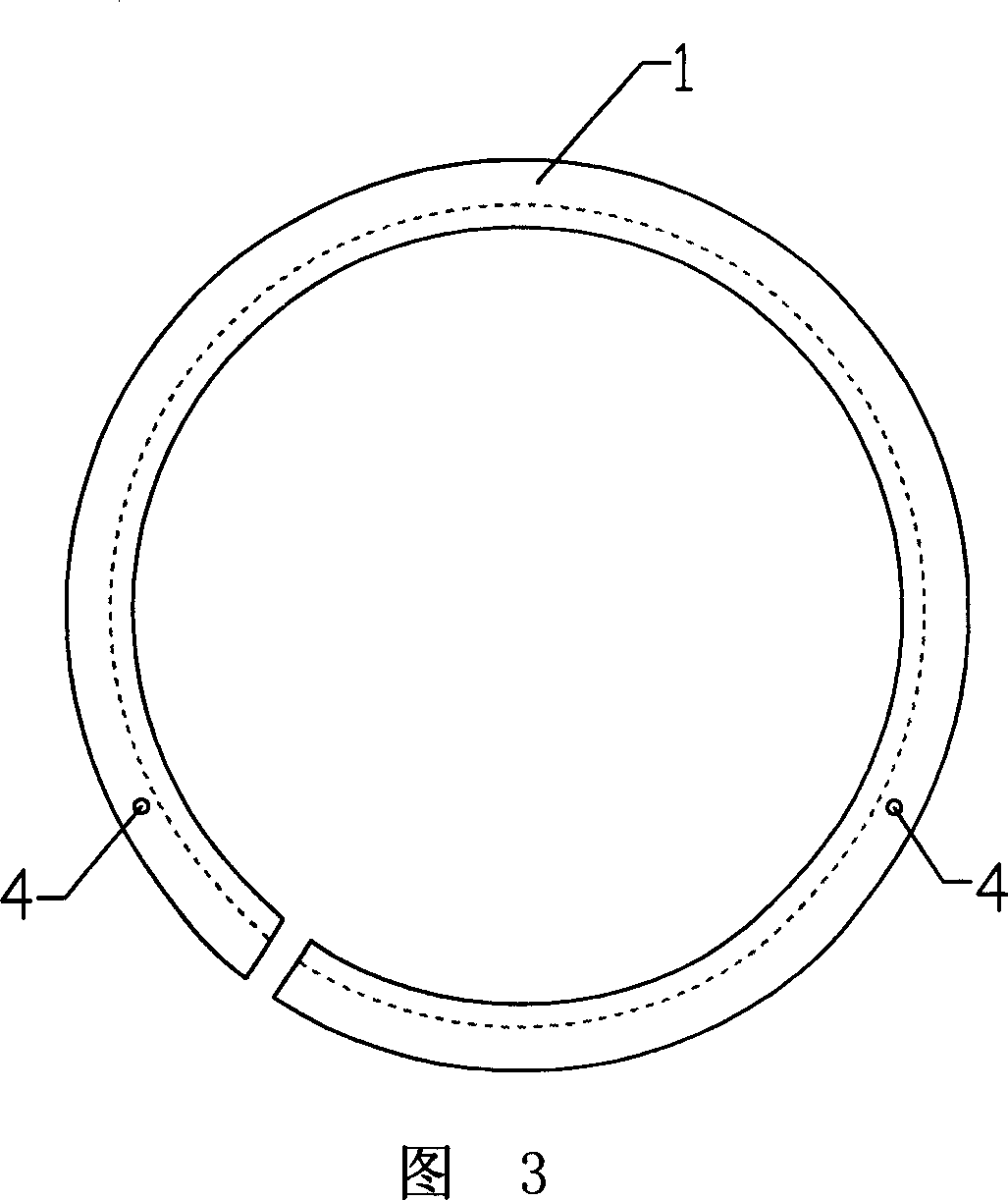 Leakage-proof air-flue gaseous ring