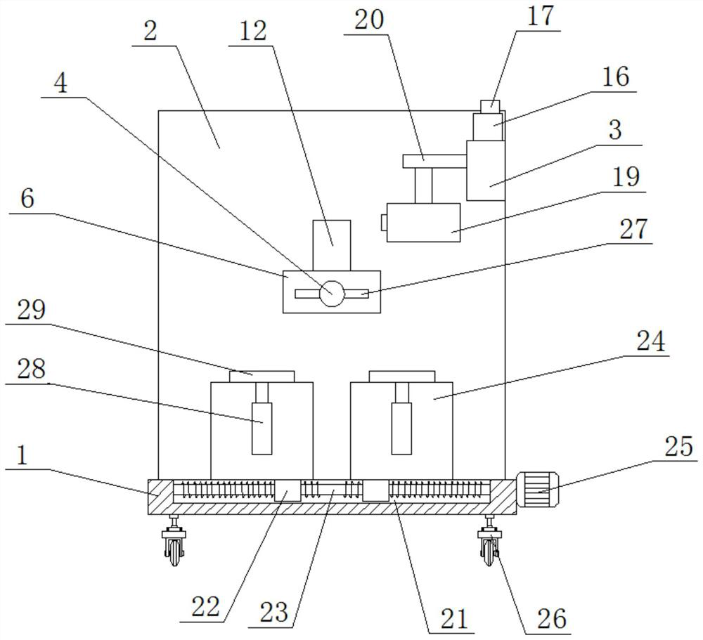 A kind of quality testing equipment for acceptance of square bamboo shoots used in beverage processing