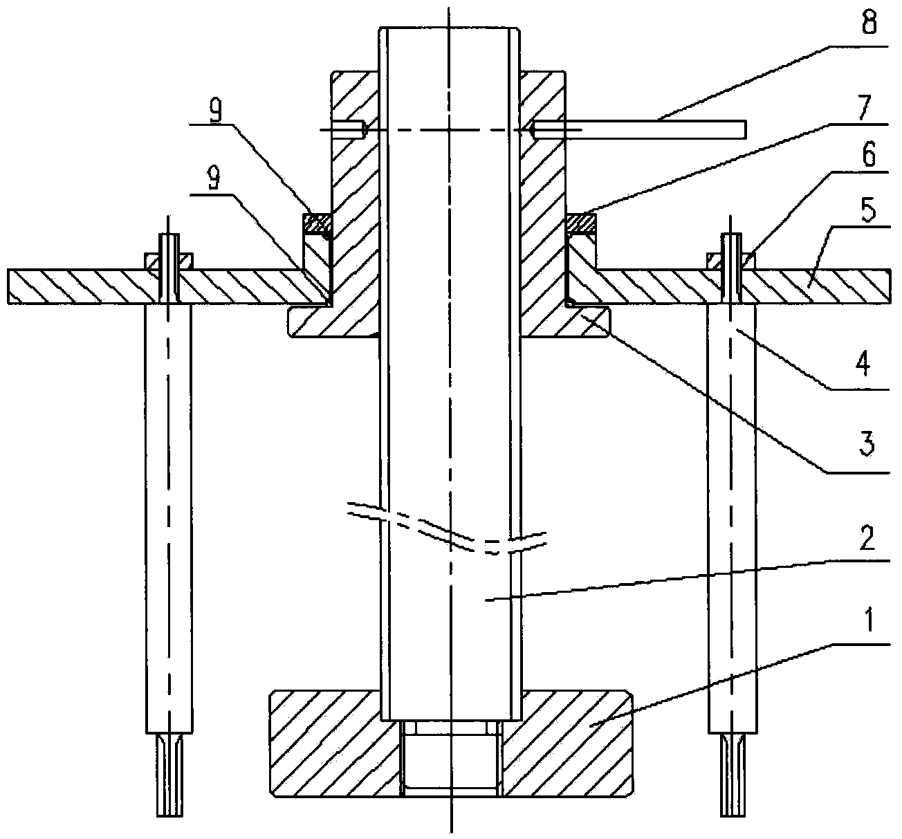 Tool for assembling photoelectric turntable motor