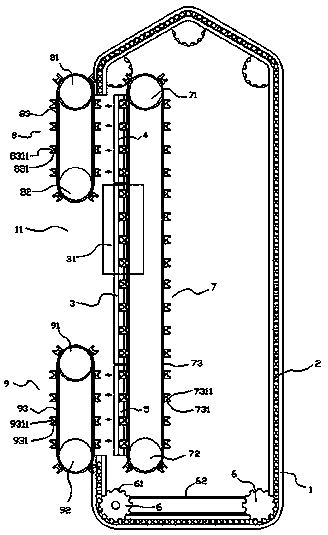 Single-track high-efficient automatic bottle blowing machine