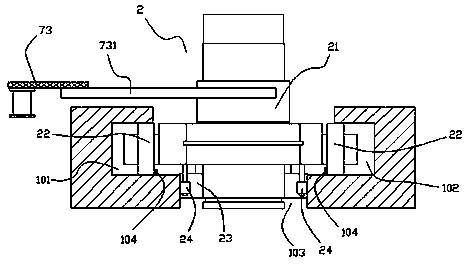 Single-track high-efficient automatic bottle blowing machine