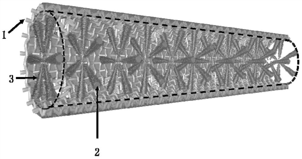 Oil-water separation pipe with hydrophobic and oleophylic surface and preparation method and application thereof