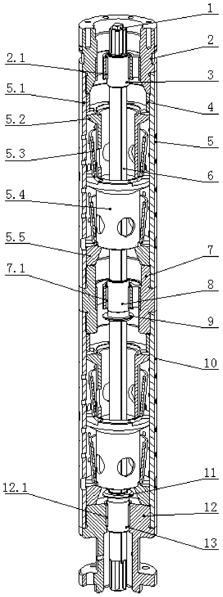 Oil-submerged pump sand-blocking-type suction inlet